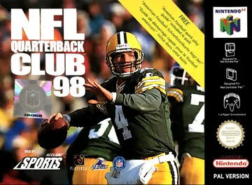 NFL Quarterback Club 98 (Europe) box cover front